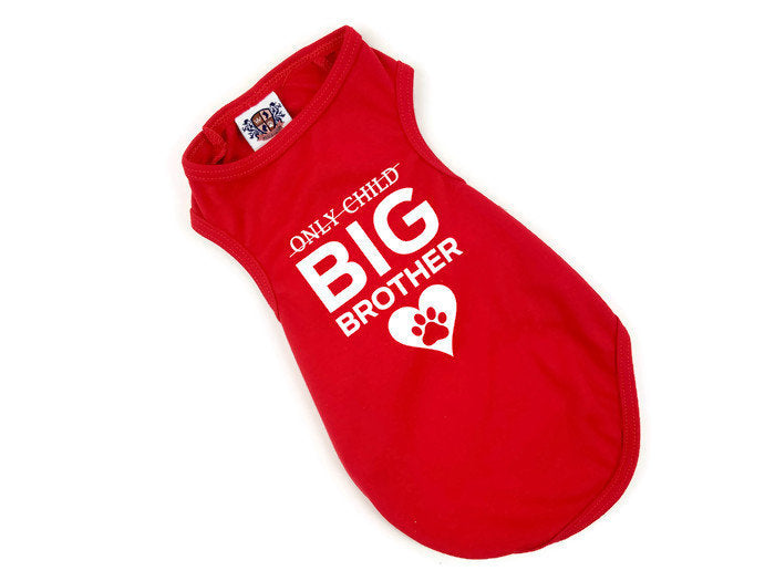Dog Shirt | Only Child - Big Brother